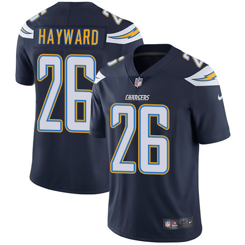 2019 men Los Angeles Chargers #26 Hayward blue Nike Vapor Untouchable Limited NFL Jersey